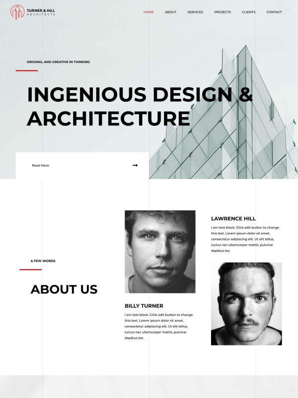 Best Architecture Firm Website Templates