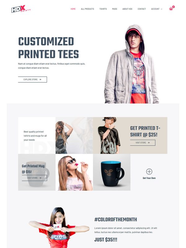 Custom Printing Pro Website Templates