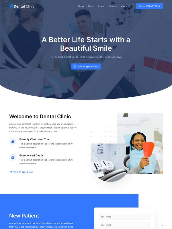 Best Dental Clinic Website Templates