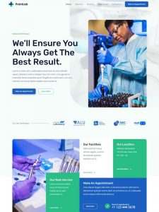 Best Diagnostics Lab Website Templates - Shop Exertpro