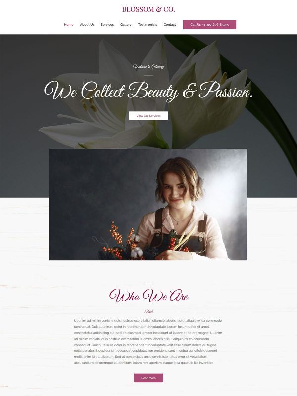 Best Flower Shop Website Templates