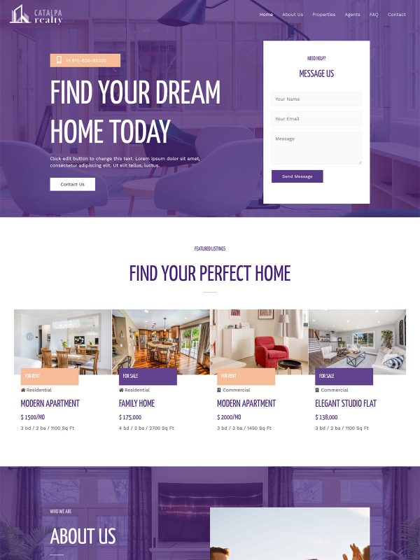 Best Real Estate Website Templates