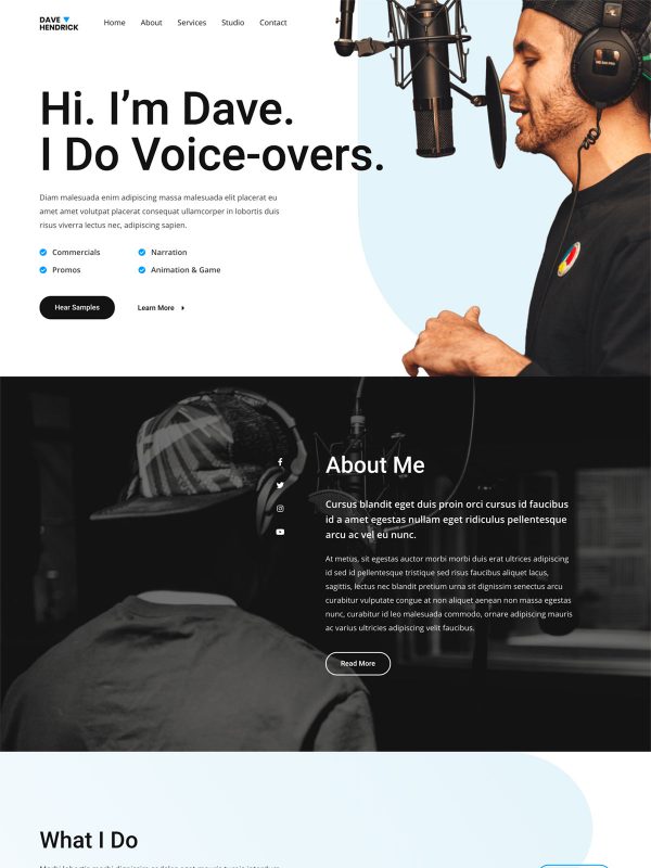 Freelance Voice-over Artist